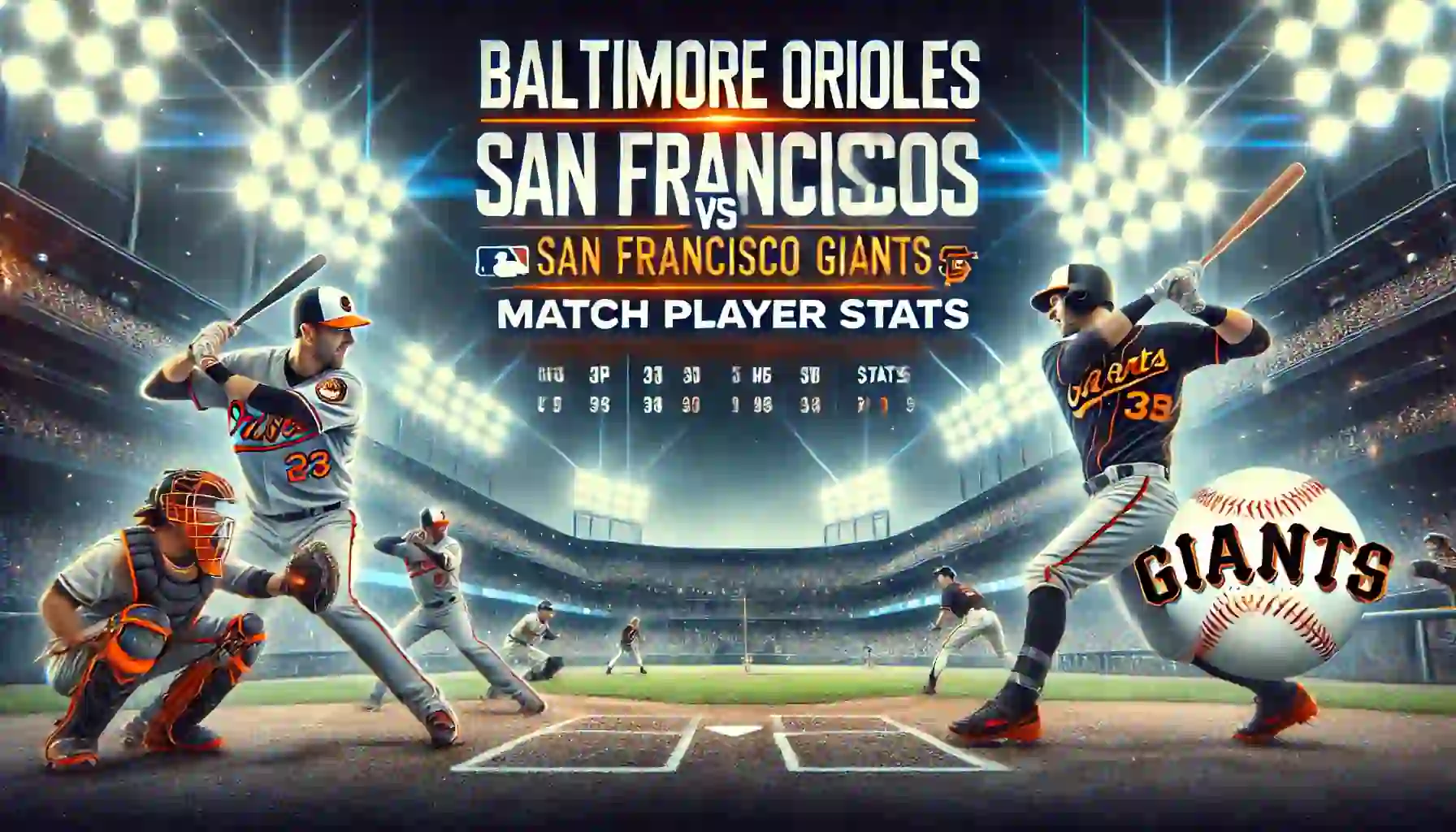 baltimore orioles vs san francisco giants match player stats